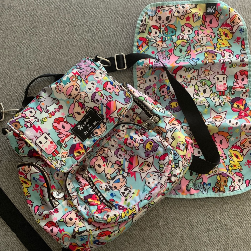 JuJuBe TokiDoki Diaper Bag with Changing Pad